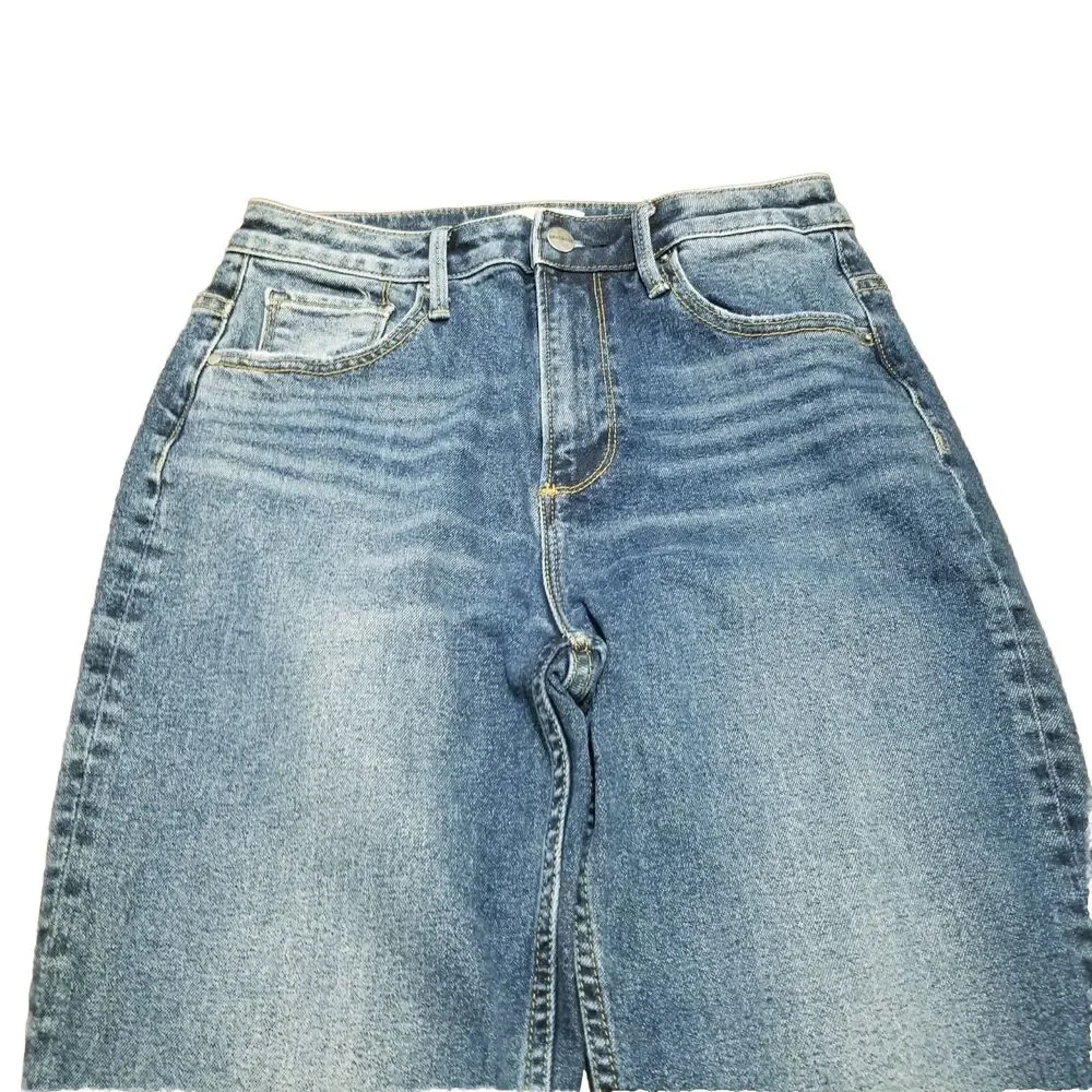 Driftwood Stella Jeans Women's Size 26x29 Stretch Faded Denim Whiskers (27x28.5)